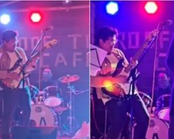 Watch: Indian Politician Plays IRON MAIDEN's 'Wasted Years' On Guitar