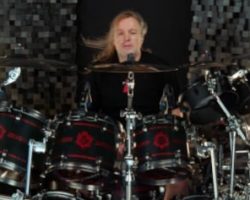 Watch: KREATOR's JÜRGEN 'VENTOR' REIL Performs 'Become Immortal' For TAMA Drums Germany