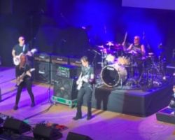 Watch: NITA STRAUSS Joins 'G3' Guitarists JOE SATRIANI, ERIC JOHNSON And STEVE VAI On Stage To Perform 'Foxy Lady'