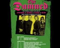 THE DAMNED Announces Spring 2024 North American Tour With Return Of Drummer RAT SCABIES