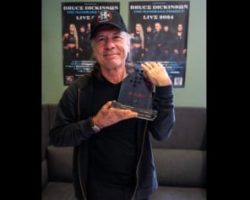 BRUCE DICKINSON Celebrates Worldwide Chart Success Of 'The Mandrake Project'