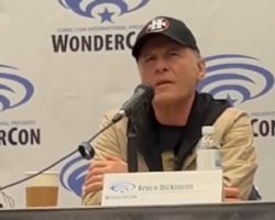 Watch: BRUCE DICKINSON Discusses 'The Mandrake Project' At WONDERCON In Anaheim