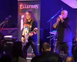 Watch: Ex-MEGADETH Bassist DAVID ELLEFSON Brings His 'Bass Warrior Tour' To Vienna, Austria