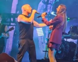 Watch: DISTURBED Performs 'Don't Tell Me' With HALESTORM's LZZY HALE In Melbourne, Australia