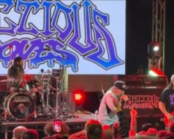 Watch: Former SLIPKNOT Drummer JAY WEINBERG Plays First Show With INFECTIOUS GROOVES