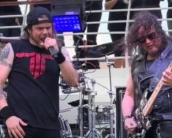 Watch QUEENSRŸCHE Perform On Pool Stage Aboard 2024 'Monsters Of Rock' Cruise