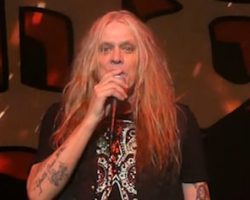 SEBASTIAN BACH Performs '(Hold On) To The Dream' Live For First Time