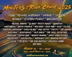 TESLA, KROKUS, EXTREME, WINGER, MICHAEL MONROE, L.A. GUNS, PRETTY MAIDS, Others Set For 2025 'Monsters Of Rock Cruise'