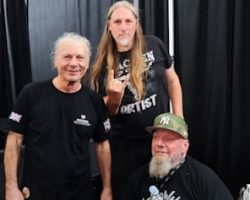 IRON MAIDEN Singers BRUCE DICKINSON And PAUL DI'ANNO Meet For The First Time