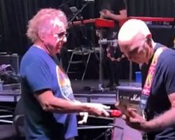 Watch HAGAR, ANTHONY, SATRIANI And BONHAM Rehearse VAN HALEN's 'Poundcake' For Upcoming Tour