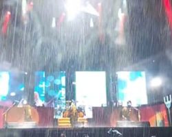 Watch: JUDAS PRIEST Concert In Czech Republic Halted Due To Downpour, Lightning