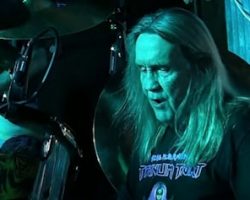 See Multi-Camera Video Of NICKO MCBRAIN Performing 'Alexander The Great' With TITANIUM TART
