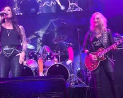 Watch: VIXEN Plays Free Concert With New Singer ROSA LARICCHIUTA In Uncasville, Connecticut