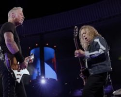 METALLICA's 'M72' Tour Travels With 64 Guitars, 36 Of Which Need To Be Show-Ready