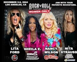 NANCY WILSON, LITA FORD And NITA STRAUSS Set For Third  Annual 'Women's Rock Camp'