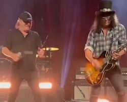 Watch: AC/DC's BRIAN JOHNSON Joins SLASH For 'Killing Floor' Performance At U.K.'s SKY ARTS AWARDS
