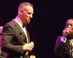 Watch: SEVENDUST's LAJON WITHERSPOON Performs 'This Christmas' With MARK TREMONTI In Orlando