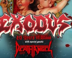 EXODUS To Celebrate 40th Anniversary Of 'Bonded By Blood'; West Coast Shows With DEATH ANGEL Announced
