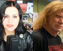 LACUNA COIL's CRISTINA SCABBIA Says She Was 'Almost Afraid' To Meet DAVE MUSTAINE, But 'He Was A Sweetheart'