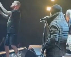Watch: BRUCE DICKINSON Joins PANTERA For 'Walk' Performance In Paris