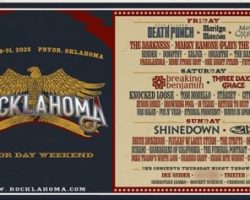 SHINEDOWN, FIVE FINGER DEATH PUNCH, BREAKING BENJAMIN, THREE DAYS GRACE And Many More Set For ROCKLAHOMA 2025