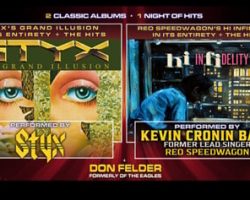 STYX's 'The Grand Illusion' And REO SPEEDWAGON's 'Hi Infidelity' Albums To Be Performed In Their Entirety On Spring/Summer 2025 Tour