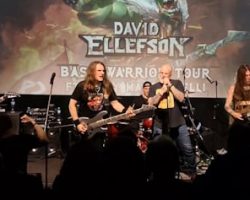 Watch: Ex-MEGADETH Bassist DAVID ELLEFSON Returns To Bochnia, Poland With His 'Bass Warrior Tour'