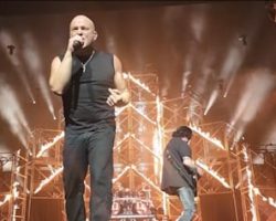 DISTURBED's Concert Pyrotechnics Cause Damage To CHICAGO BULLS' Championship Banners