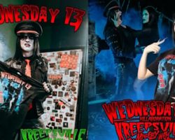 WEDNESDAY 13 Teams Up With KREEPSVILLE For Exclusive T-Shirt Drop Celebrating 'In Misery' Video Launch