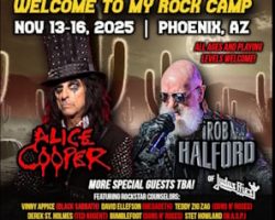 ALICE COOPER And ROB HALFORD To Take Part In Fall 2025 'Rock 'N' Roll Fantasy Camp' In Phoenix