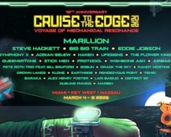 MARILLION, STEVE HACKETT, QUEENSRŸCHE, SYMPHONY X, Others Set For 2026 Edition Of 'Cruise To The Edge'