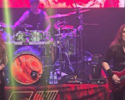 Watch: Ex-MEGADETH Guitarists KIKO LOUREIRO And MARTY FRIEDMAN Perform 'Tornado Of Souls' At Brazilian Tour Kick-Off