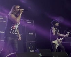 Watch: ROBERTO DIMITRI LIAPAKIS Steps In For ERIK GRÖNWALL At MICHAEL SCHENKER's Madrid Concert