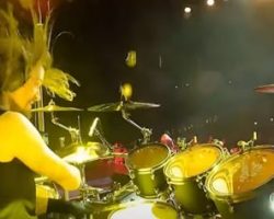 MEGADETH's DIRK VERBEUREN Shares 'Holy Wars' Drum-Cam Video From Noblesville Concert
