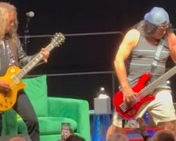 METALLICA's KIRK HAMMETT Joined By ROBERT TRUJILLO For Jam At Tampa Stop Of 'The Collection: Live' Book Tour