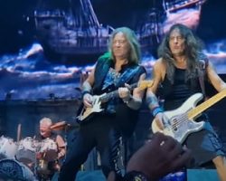 Watch: IRON MAIDEN Plays First Outdoor Concert With New Drummer SIMON DAWSON