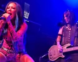 Watch: Former BUTCHER BABIES Singer CARLA HARVEY Performs With LORDS OF ACID For First Time