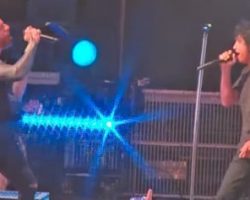 Watch: ANTHRAX's JOEY BELLADONNA Joins DAUGHTRY On Stage In Syracuse To Sing Cover Of JOURNEY's 'Separate Ways'