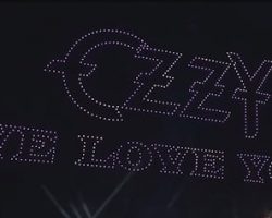Watch: OZZY OSBOURNE Honored With Drone Show At 2025 WACKEN OPEN AIR Festival