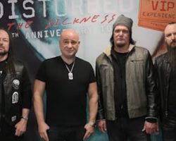 DISTURBED Inducted Into ILLINOIS ROCK AND ROLL HALL OF FAME