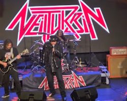 Watch: NEIL TURBIN Performs Early ANTHRAX Classics In São Paulo During 'Armed And Dangerous 40' Latin American Tour
