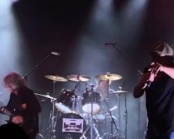 Watch: Ex-AC/DC Drummer SIMON WRIGHT Performs With Tribute Bands At International Fan Meeting