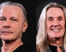 Photos: IRON MAIDEN's BRUCE DICKINSON And NICKO MCBRAIN Reunite At 'Son Of Monsterpalooza' In Burbank