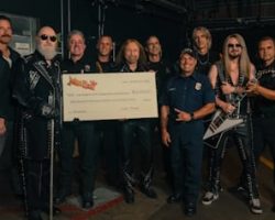JUDAS PRIEST Donates $100,000 To Los Angeles Fire Department