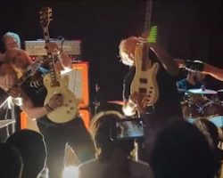 Watch: JUDAS PRIEST's RICHIE FAULKNER Performs IRON MAIDEN's 'Fear Of The Dark' With Nashville's DESTROY DESTROY DESTROY