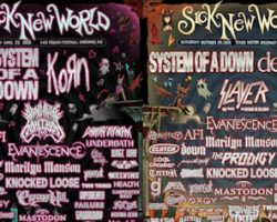 It's Official: SYSTEM OF A DOWN To Headline 2026 Editions Of SICK NEW WORLD In Las Vegas And Texas