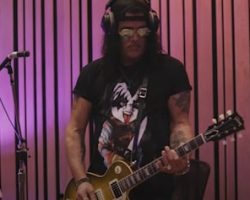 See SLASH In Music Video For Title Track Of 'Deathstalker (Songs From The Motion Picture)'