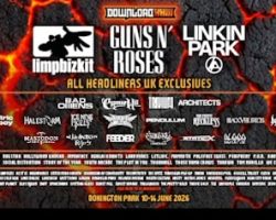 LIMP BIZKIT, GUNS N' ROSES And LINKIN PARK To Headline 2026 Edition Of U.K.'s DOWNLOAD Festival
