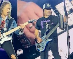 Watch: METALLICA's ROBERT TRUJILLO And KIRK HAMMETT Cover AC/DC And ROSE TATTOO During Sydney Concert
