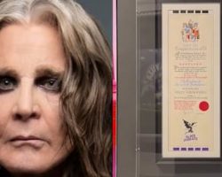 OZZY OSBOURNE's Freedom Of The City Of Birmingham Award Is Now On Display At 'Working Class Hero' Exhibition